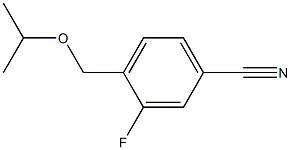 3-fluoro-4-(isopropoxymethyl)benzonitrile Structure