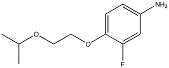 3-fluoro-4-[2-(propan-2-yloxy)ethoxy]aniline