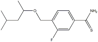 3-fluoro-4-{[(4-methylpentan-2-yl)oxy]methyl}benzene-1-carbothioamide