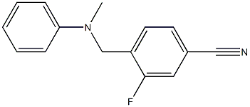  3-fluoro-4-{[methyl(phenyl)amino]methyl}benzonitrile