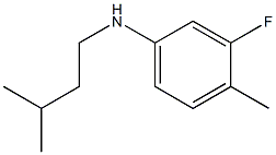  3-fluoro-4-methyl-N-(3-methylbutyl)aniline