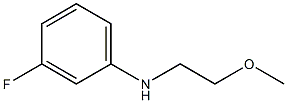 3-fluoro-N-(2-methoxyethyl)aniline,,结构式