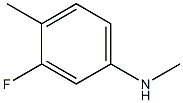 3-fluoro-N,4-dimethylaniline Struktur