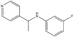 3-fluoro-N-[1-(pyridin-4-yl)ethyl]aniline