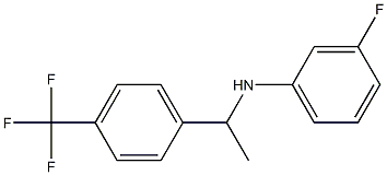 3-fluoro-N-{1-[4-(trifluoromethyl)phenyl]ethyl}aniline