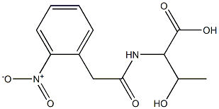 3-hydroxy-2-{[(2-nitrophenyl)acetyl]amino}butanoic acid|