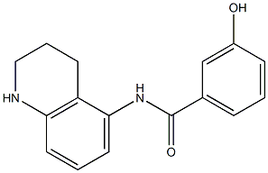 3-hydroxy-N-(1,2,3,4-tetrahydroquinolin-5-yl)benzamide