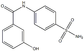 3-hydroxy-N-(4-sulfamoylphenyl)benzamide Structure