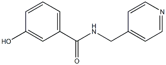 3-hydroxy-N-(pyridin-4-ylmethyl)benzamide Structure