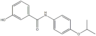 3-hydroxy-N-[4-(propan-2-yloxy)phenyl]benzamide