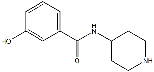 3-hydroxy-N-piperidin-4-ylbenzamide Structure