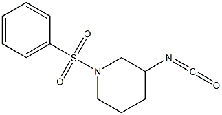 3-isocyanato-1-(phenylsulfonyl)piperidine|