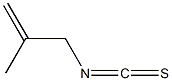 3-isothiocyanato-2-methylprop-1-ene 化学構造式