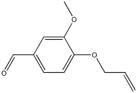 3-methoxy-4-(prop-2-en-1-yloxy)benzaldehyde,,结构式