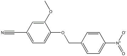 3-methoxy-4-[(4-nitrobenzyl)oxy]benzonitrile