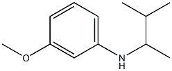 3-methoxy-N-(3-methylbutan-2-yl)aniline 化学構造式