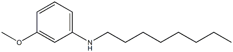 3-メトキシ-N-オクチルアニリン 化学構造式