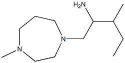 3-methyl-1-(4-methyl-1,4-diazepan-1-yl)pentan-2-amine,,结构式