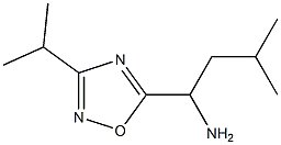 3-methyl-1-[3-(propan-2-yl)-1,2,4-oxadiazol-5-yl]butan-1-amine