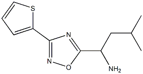  3-methyl-1-[3-(thiophen-2-yl)-1,2,4-oxadiazol-5-yl]butan-1-amine