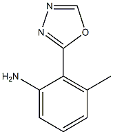 3-methyl-2-(1,3,4-oxadiazol-2-yl)aniline 结构式