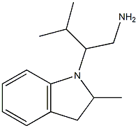3-methyl-2-(2-methyl-2,3-dihydro-1H-indol-1-yl)butan-1-amine
