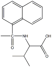 3-methyl-2-[1-(naphthalen-1-yl)acetamido]butanoic acid