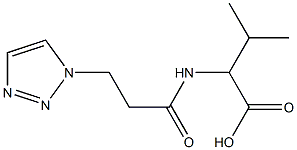 3-methyl-2-[3-(1H-1,2,3-triazol-1-yl)propanamido]butanoic acid