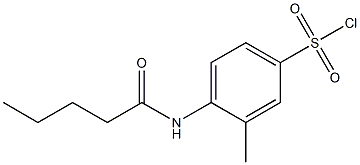 3-methyl-4-pentanamidobenzene-1-sulfonyl chloride