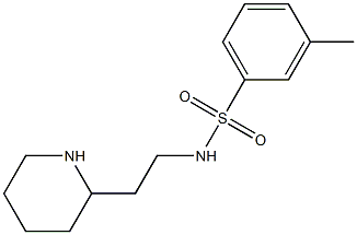 3-methyl-N-(2-piperidin-2-ylethyl)benzenesulfonamide|