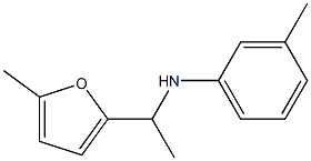 3-methyl-N-[1-(5-methylfuran-2-yl)ethyl]aniline