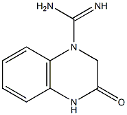 3-oxo-1,2,3,4-tetrahydroquinoxaline-1-carboximidamide Struktur