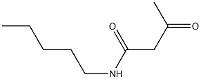 3-oxo-N-pentylbutanamide,,结构式