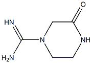 3-oxopiperazine-1-carboximidamide 化学構造式