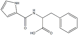 3-phenyl-2-(1H-pyrrol-2-ylformamido)propanoic acid Structure