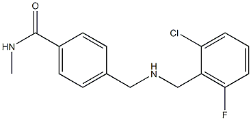 4-({[(2-chloro-6-fluorophenyl)methyl]amino}methyl)-N-methylbenzamide Structure