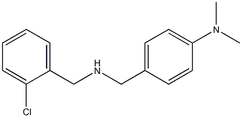 4-({[(2-chlorophenyl)methyl]amino}methyl)-N,N-dimethylaniline Structure