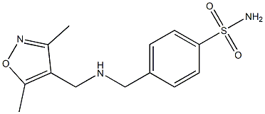 4-({[(3,5-dimethyl-1,2-oxazol-4-yl)methyl]amino}methyl)benzene-1-sulfonamide