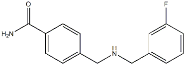 4-({[(3-fluorophenyl)methyl]amino}methyl)benzamide|