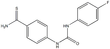 4-({[(4-fluorophenyl)amino]carbonyl}amino)benzenecarbothioamide