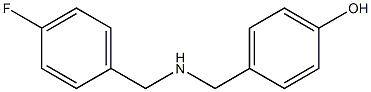 4-({[(4-fluorophenyl)methyl]amino}methyl)phenol|