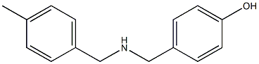 4-({[(4-methylphenyl)methyl]amino}methyl)phenol Struktur