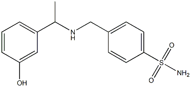 4-({[1-(3-hydroxyphenyl)ethyl]amino}methyl)benzene-1-sulfonamide