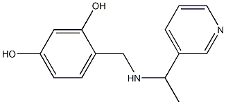 4-({[1-(pyridin-3-yl)ethyl]amino}methyl)benzene-1,3-diol