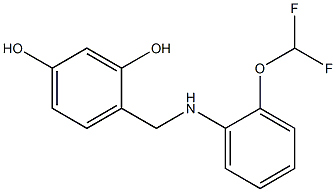  4-({[2-(difluoromethoxy)phenyl]amino}methyl)benzene-1,3-diol