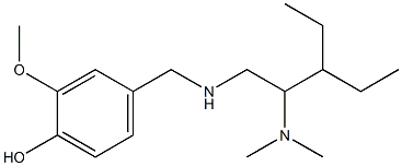 4-({[2-(dimethylamino)-3-ethylpentyl]amino}methyl)-2-methoxyphenol
