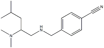 4-({[2-(dimethylamino)-4-methylpentyl]amino}methyl)benzonitrile|