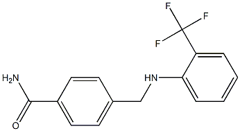 4-({[2-(trifluoromethyl)phenyl]amino}methyl)benzamide