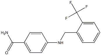  4-({[2-(trifluoromethyl)phenyl]methyl}amino)benzamide