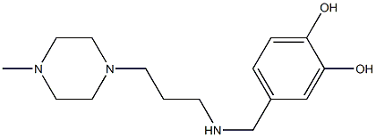 4-({[3-(4-methylpiperazin-1-yl)propyl]amino}methyl)benzene-1,2-diol|